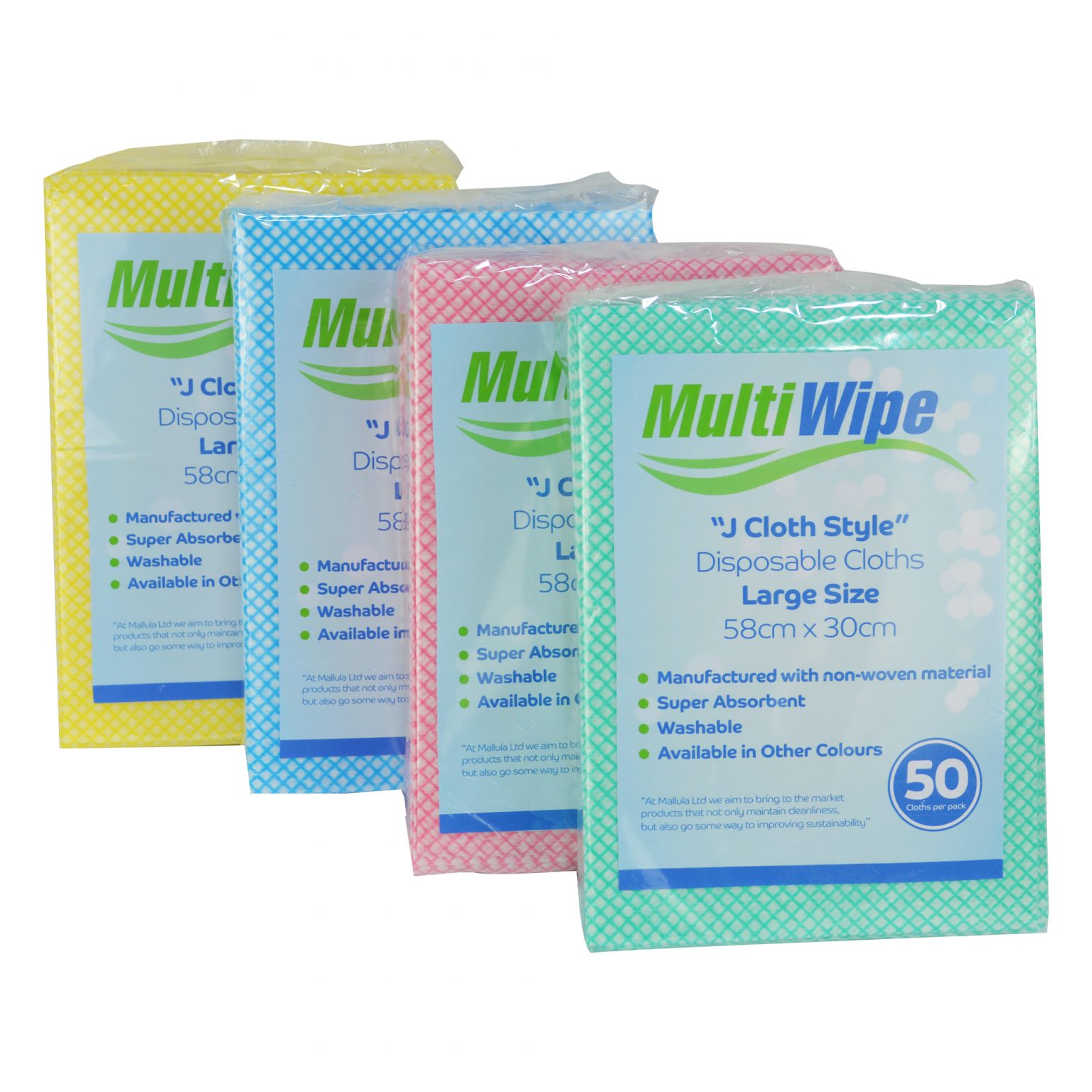 J Cloths 1/4 Folded J Cloth Rolls Alcohol Hand Sanitiser