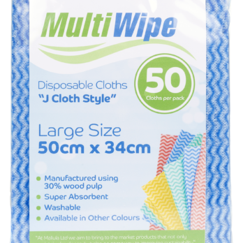 J Cloths | Disposable Cleaning Cloths | Extra Large 50cm x 34cm | Multi Colours