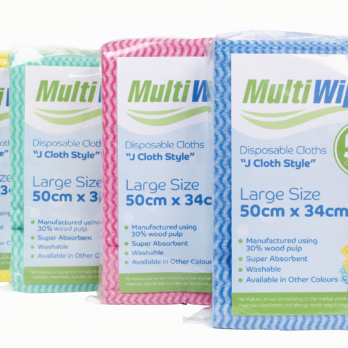 J Cloths | Disposable Cleaning Cloths | Extra Large 50cm x 34cm | Multi Colours